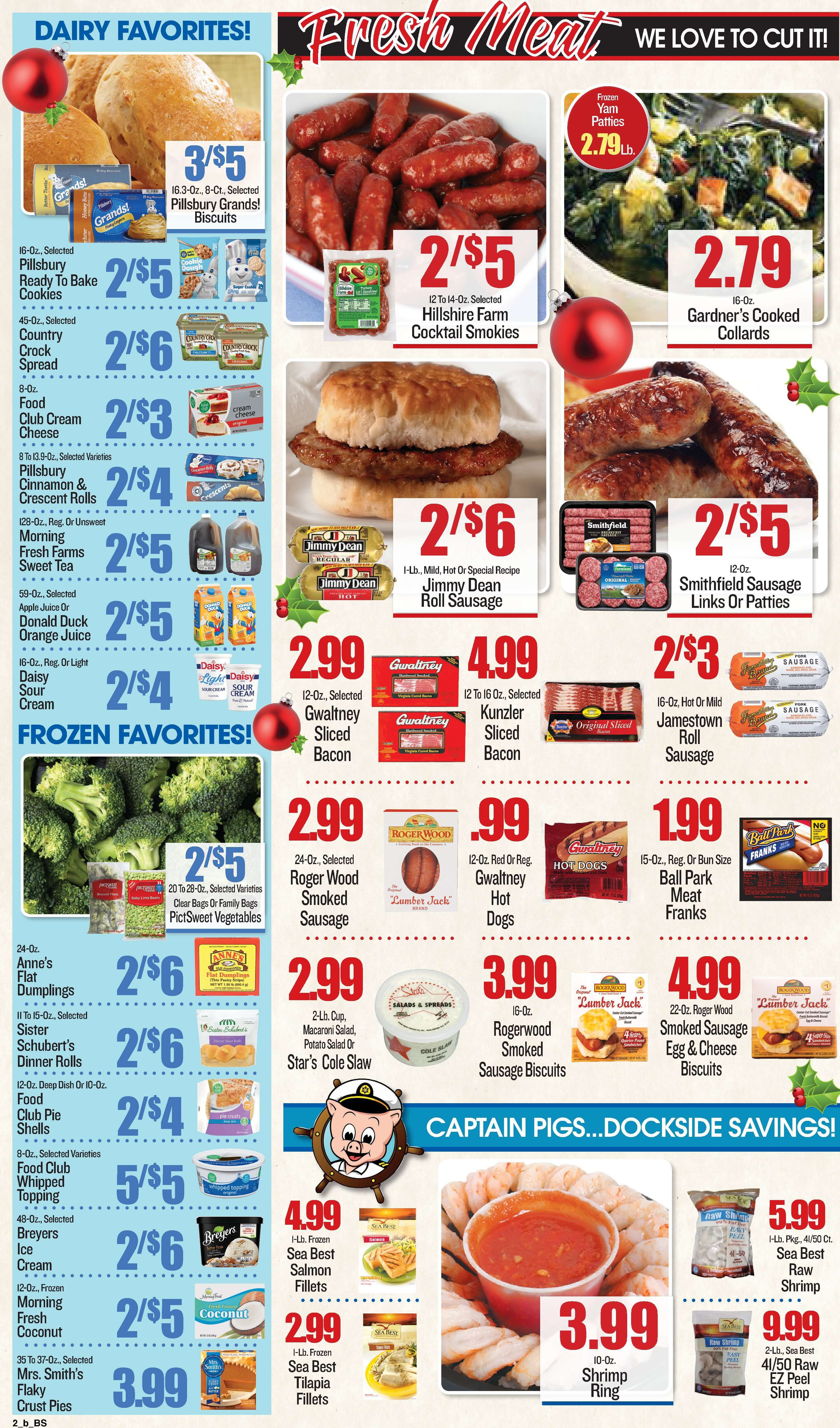 Piggly Wiggly (NC) Christmas Holiday Weekly Ad Flyer December 16 to December 24, 2020