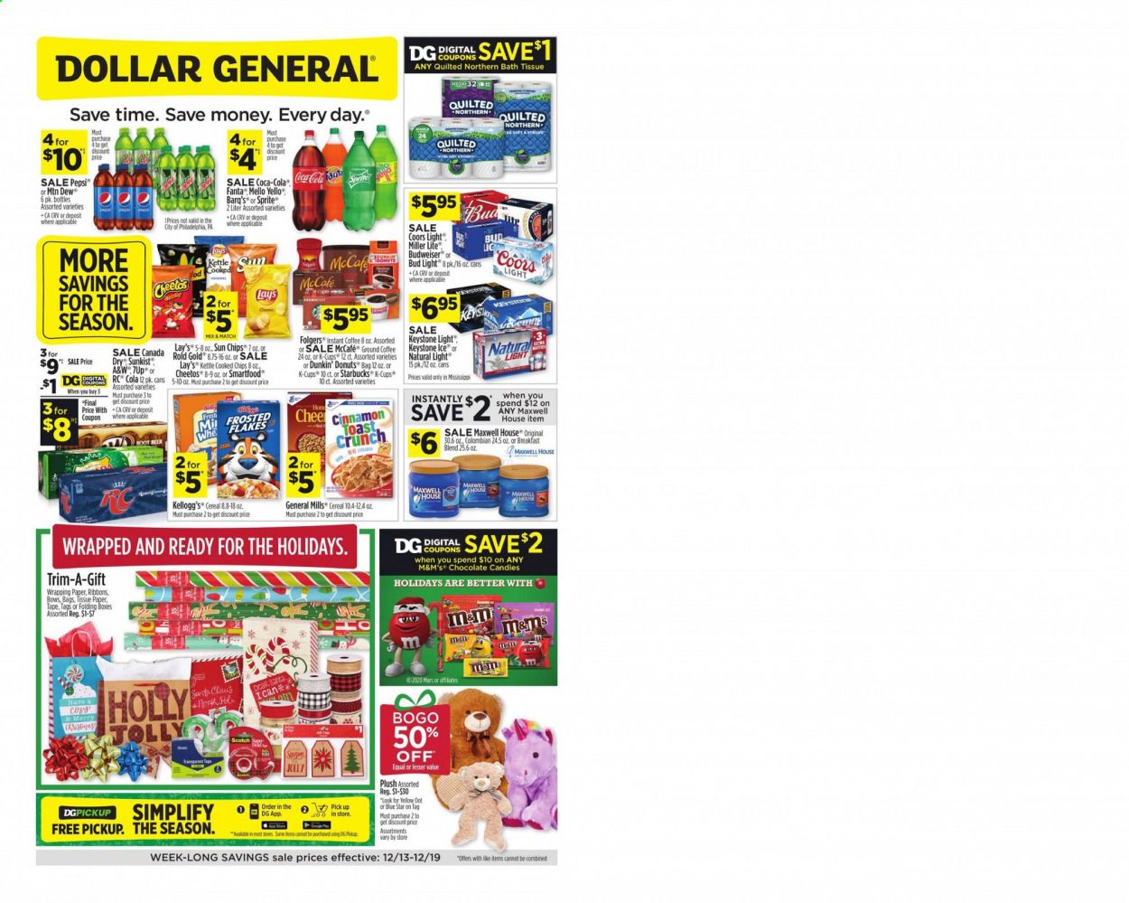 Dollar General (MS) Weekly Ad Flyer December 13 to December 19