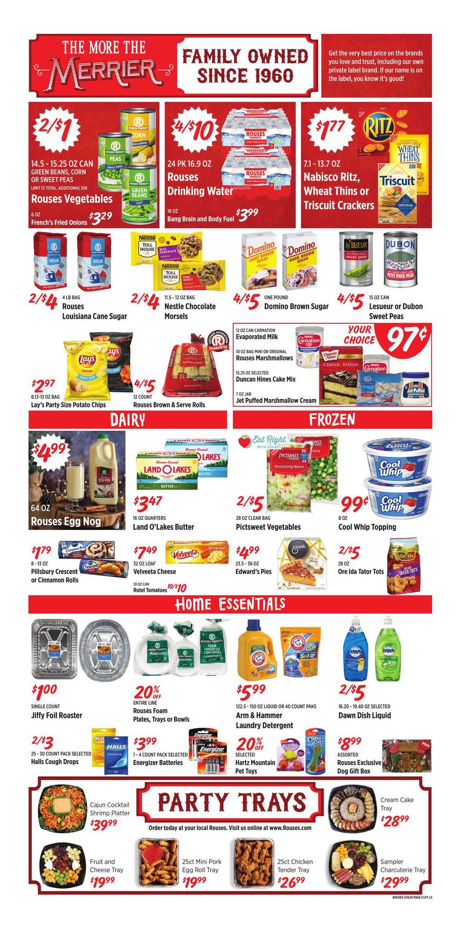Rouses Markets Christmas Holiday Weekly Ad Flyer December 16 to December 24, 2020