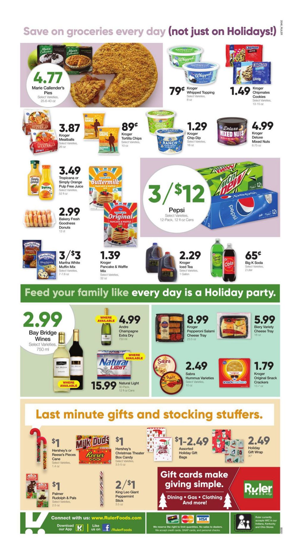 Ruler Foods Christmas Holiday Weekly Ad Flyer December 16 to December 24, 2020