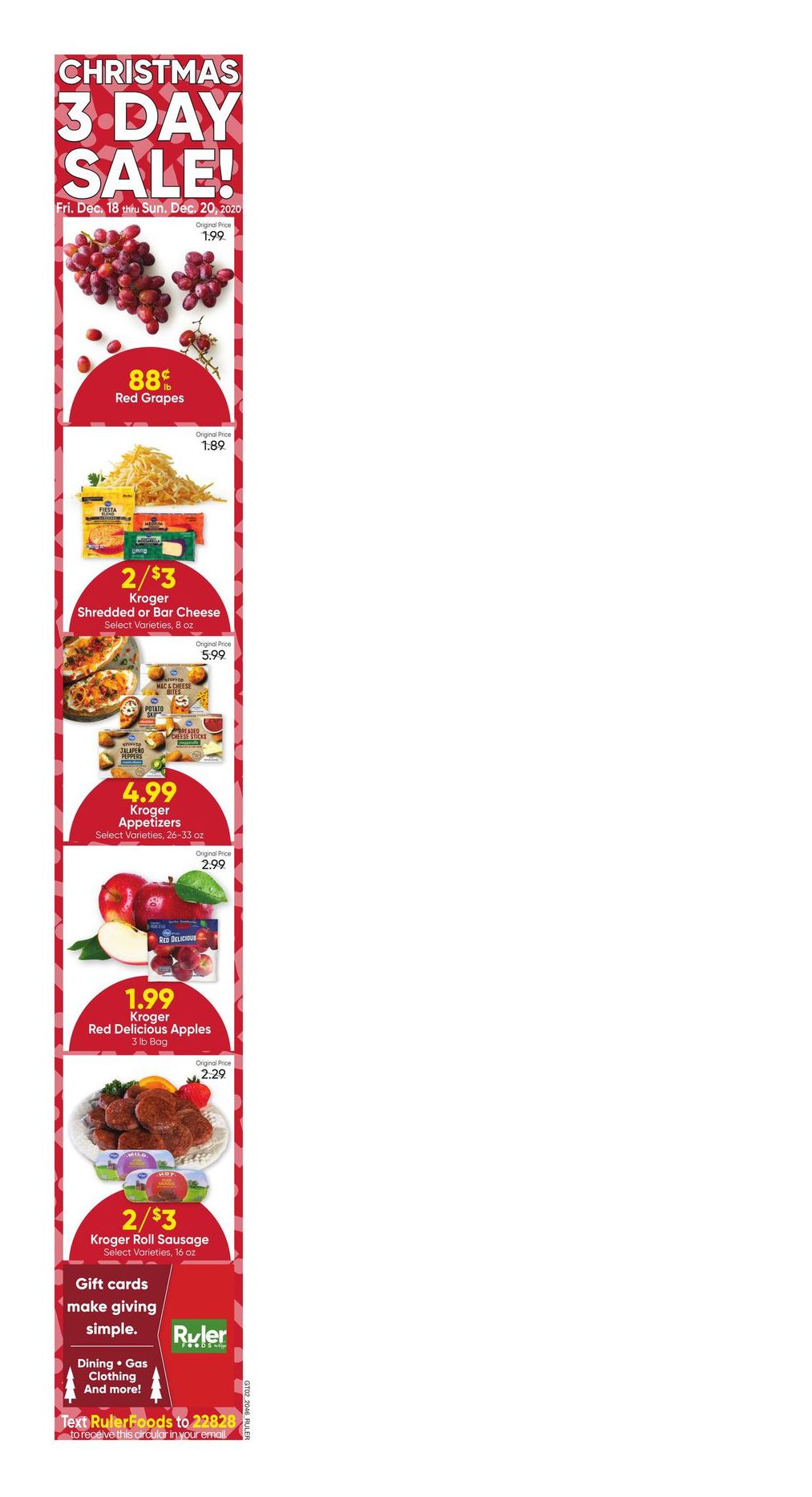 Ruler Foods Christmas Holiday Weekly Ad Flyer December 16 to December 24, 2020