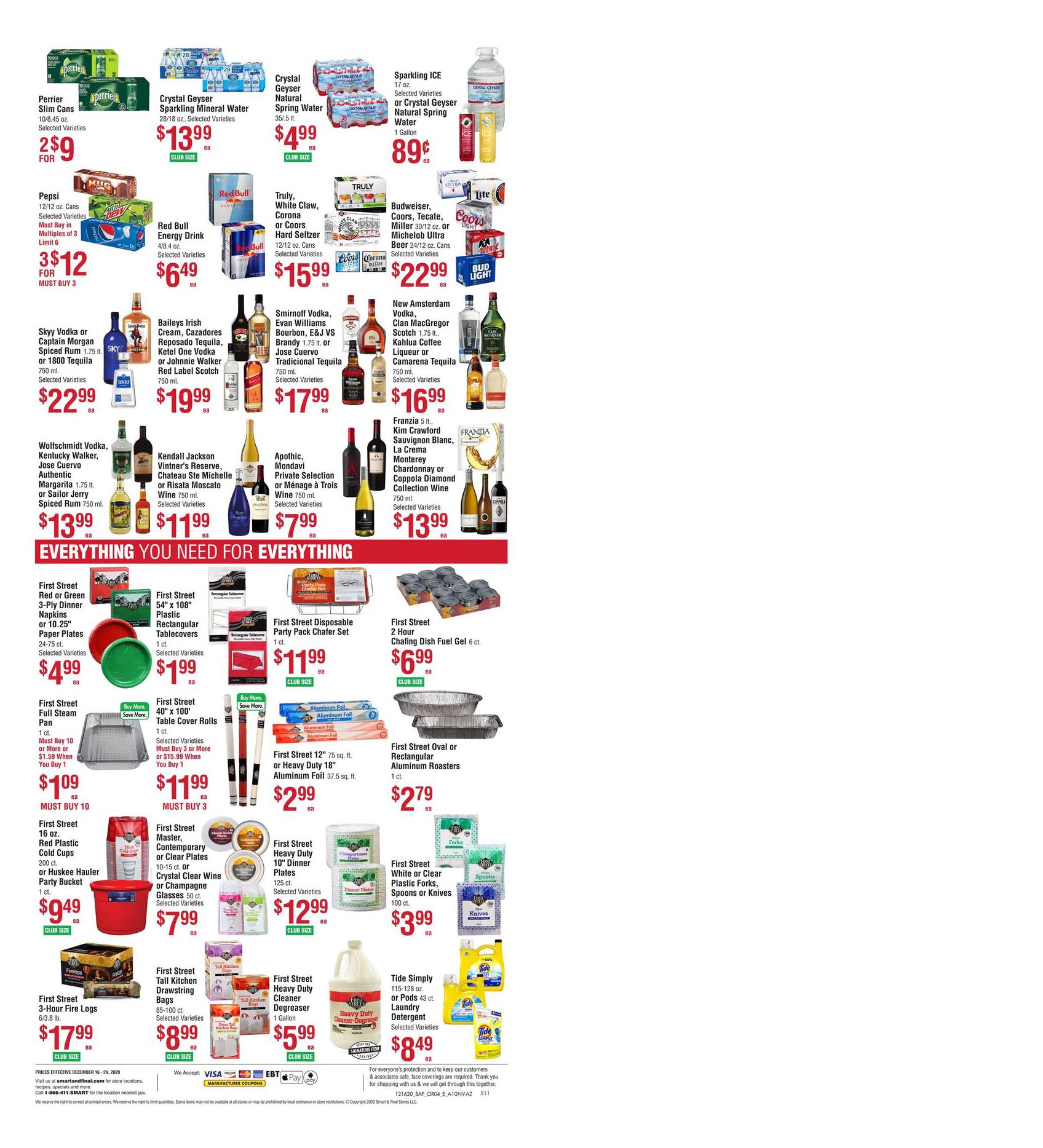 Smart & Final Christmas Holiday Weekly Ad Flyer December 16 to December 24, 2020
