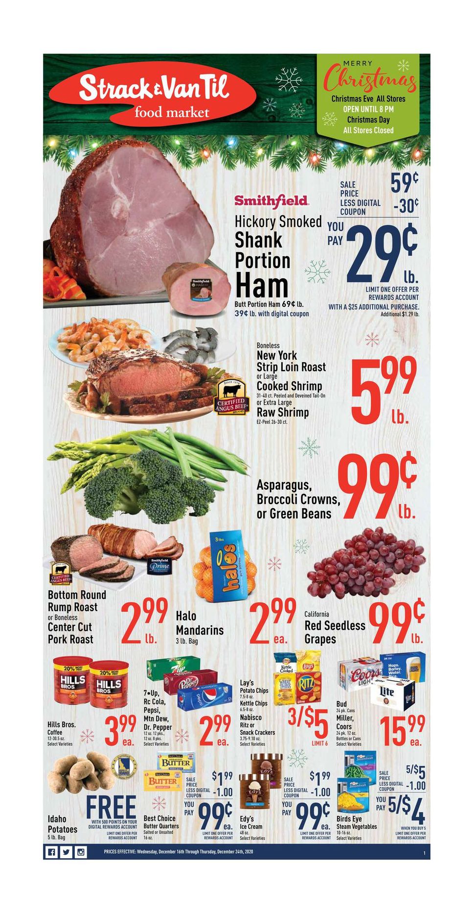 Strack & Van Til Christmas Holiday Weekly Ad Flyer December 16 to December 24, 2020