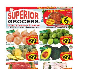 Superior Grocers Holiday Weekly Ad Flyer December 16 to December 22, 2020
