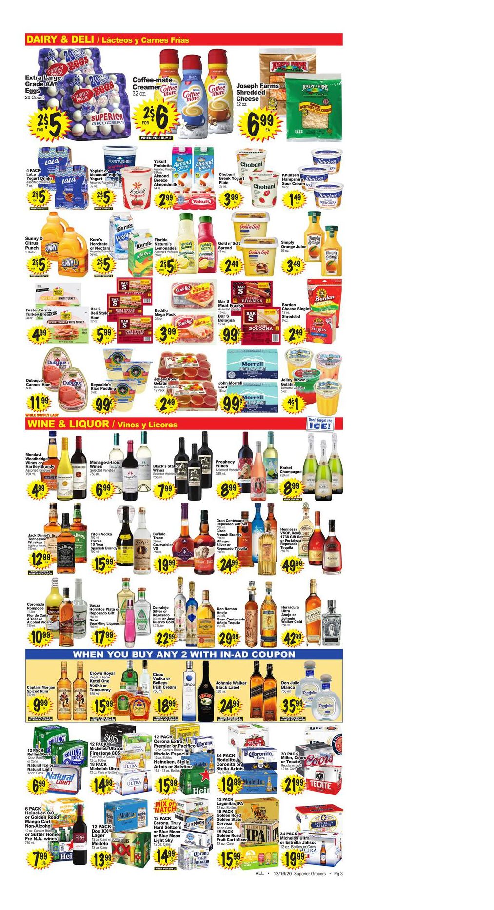 Superior Grocers Holiday Weekly Ad Flyer December 16 to December 22, 2020