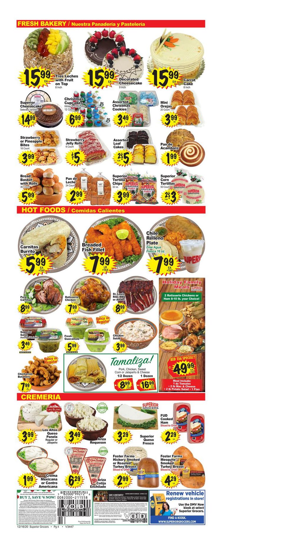 Superior Grocers Holiday Weekly Ad Flyer December 16 to December 22, 2020