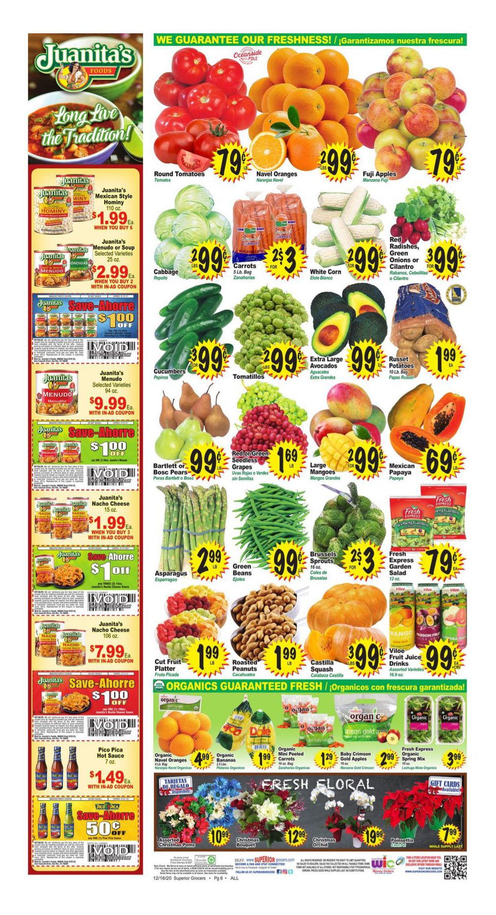 Superior Grocers Holiday Weekly Ad Flyer December 16 to December 22, 2020