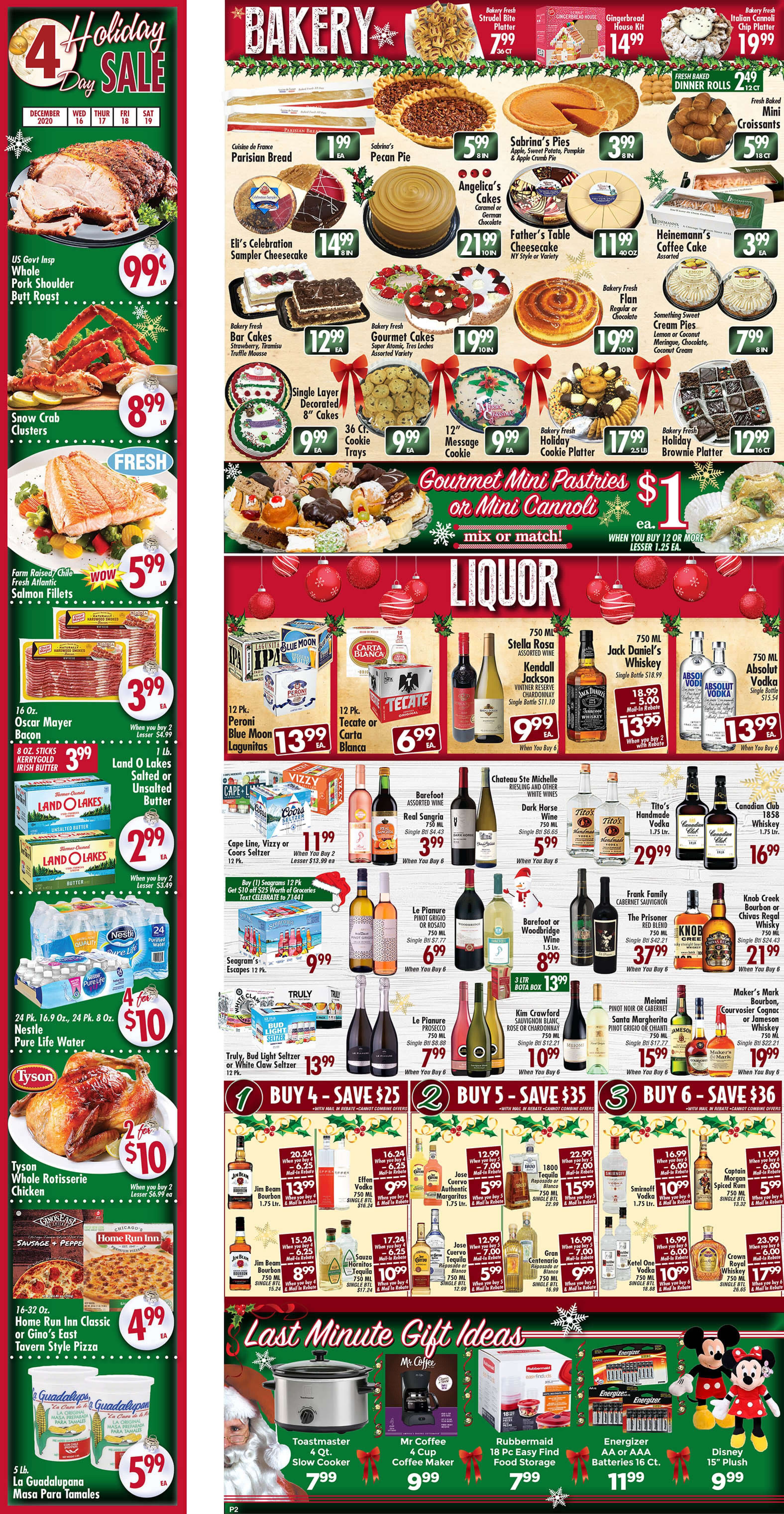 Tony's Fresh Market Christmas Holiday Weekly Ad Flyer December 16 to December 25, 2020