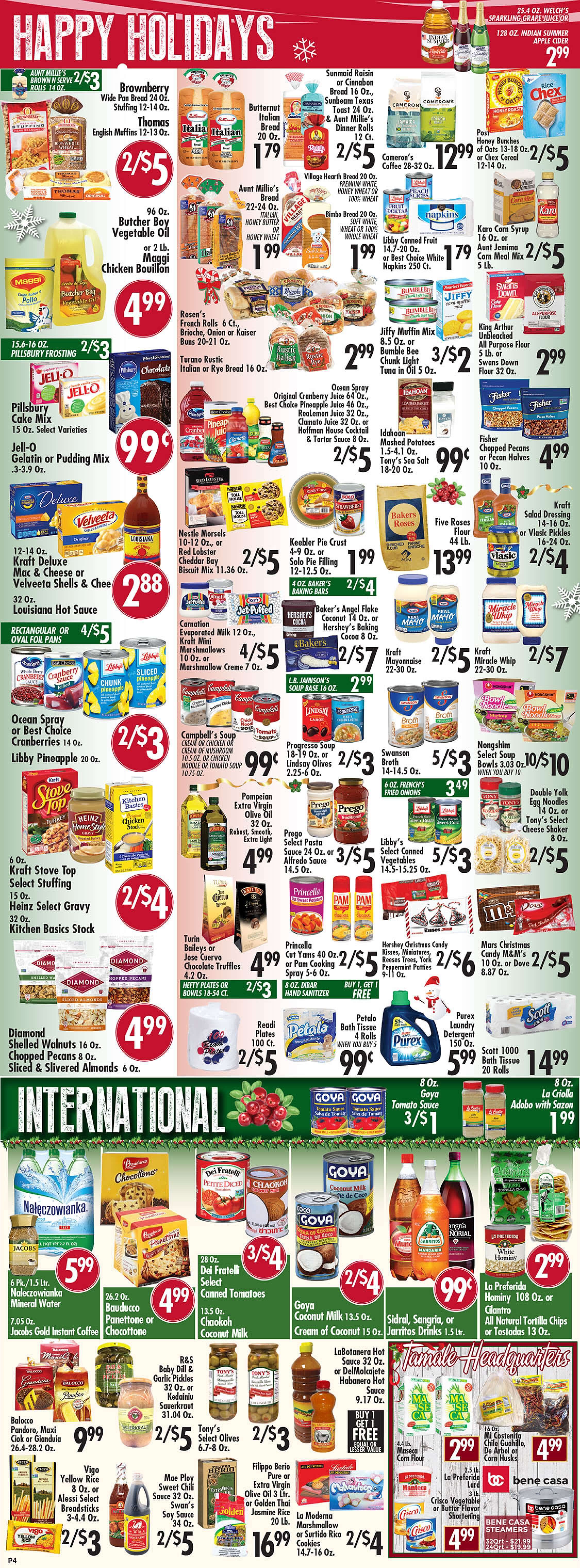 Tony's Fresh Market Christmas Holiday Weekly Ad Flyer December 16 to December 25, 2020