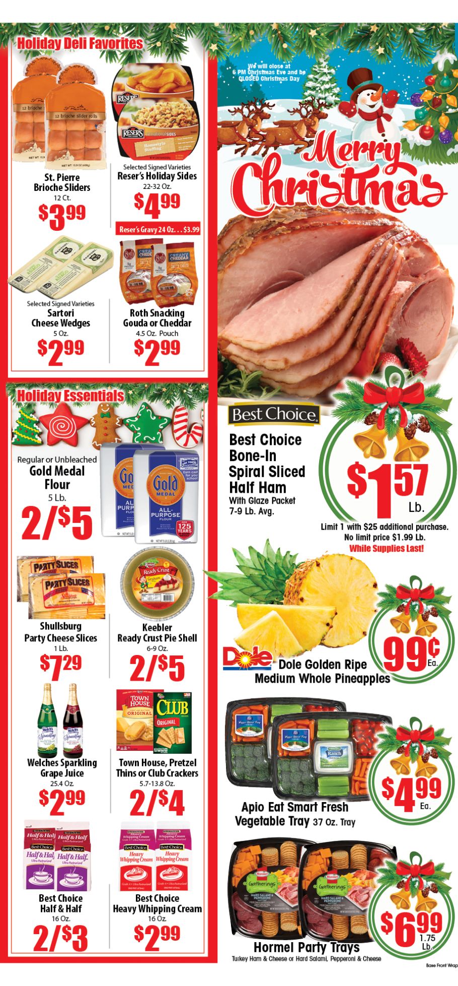 Town & Country Supermarket Christmas Holiday Weekly Ad Flyer December 16 to December 24, 2020