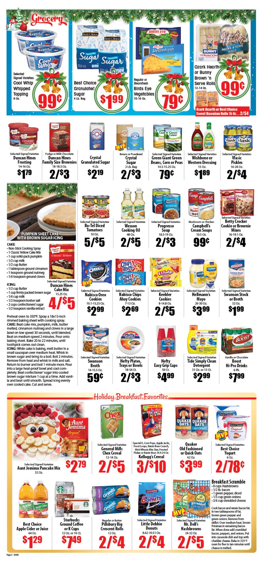 Town & Country Supermarket Christmas Holiday Weekly Ad Flyer December 16 to December 24, 2020