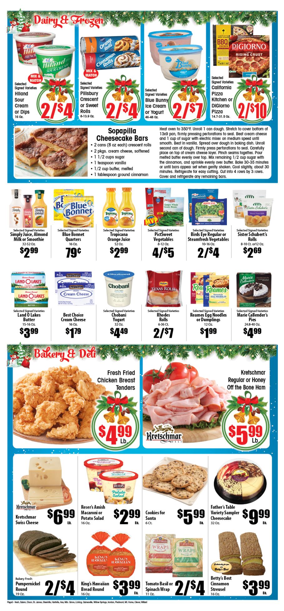 Town & Country Supermarket Christmas Holiday Weekly Ad Flyer December 16 to December 24, 2020
