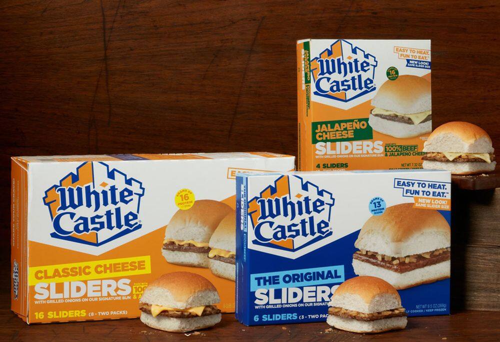 White Castle Redesigns Packaging of Popular Grocery Store Sliders White Castle Redesigns Packaging of Popular Grocery Store Sliders