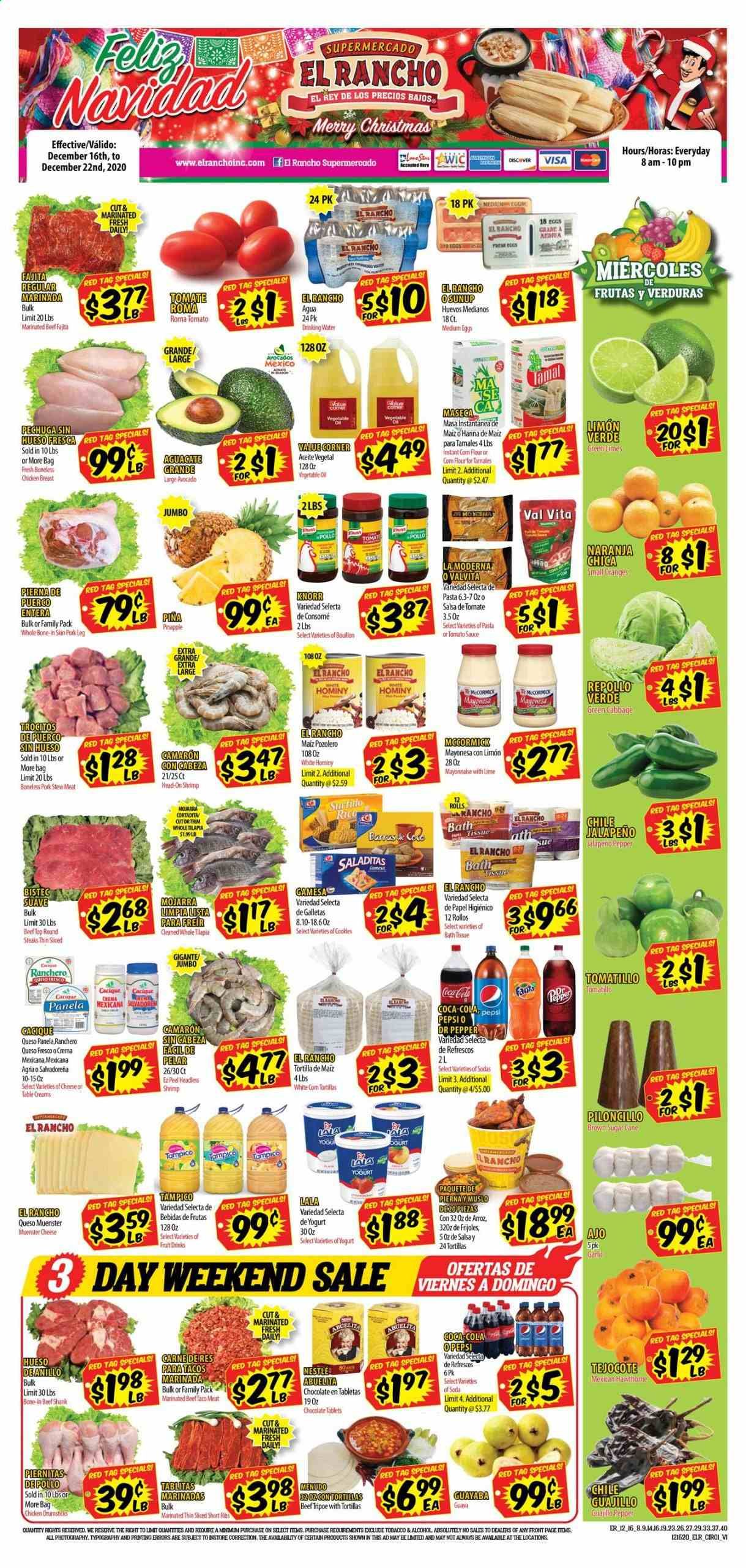 El Rancho (TX) Weekly Ad Flyer December 16 to December 22