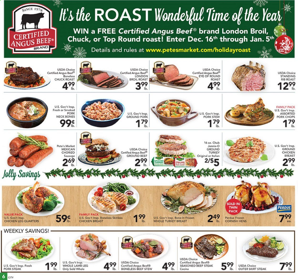Pete's Fresh Market (IL) Weekly Ad Flyer December 16 to December 24