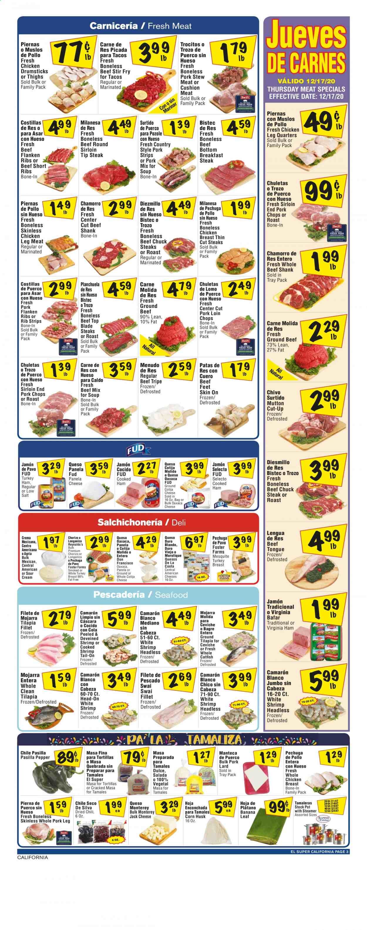 El Super (AZ, CA, NM, NV, TX) Weekly Ad Flyer December 16 to December 22