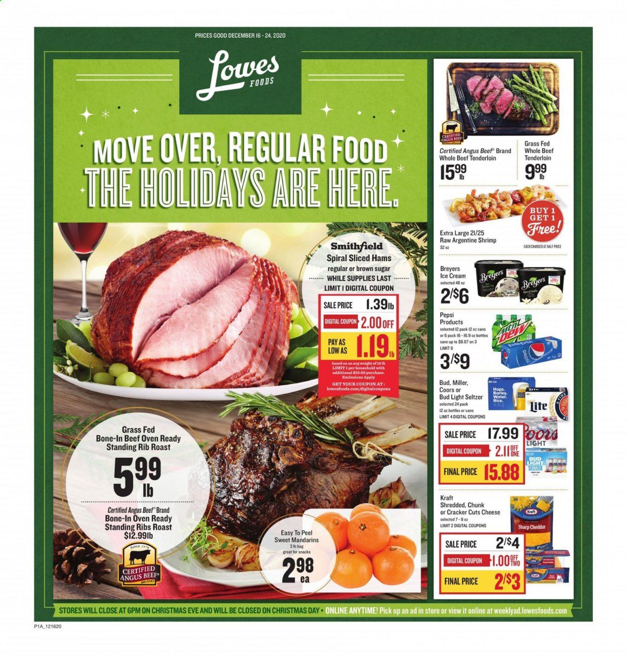 Lowes Foods Weekly Ad Flyer December 16 to December 24