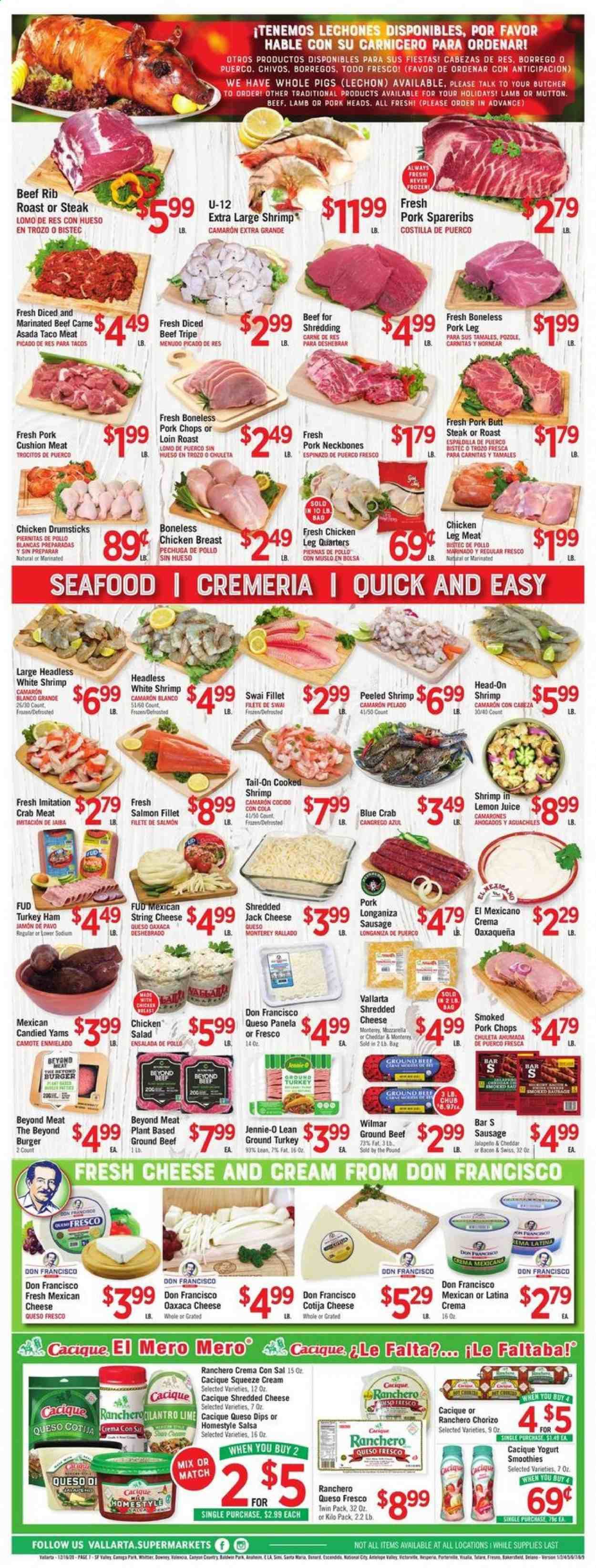 Vallarta (CA) Weekly Ad Flyer December 16 to December 22