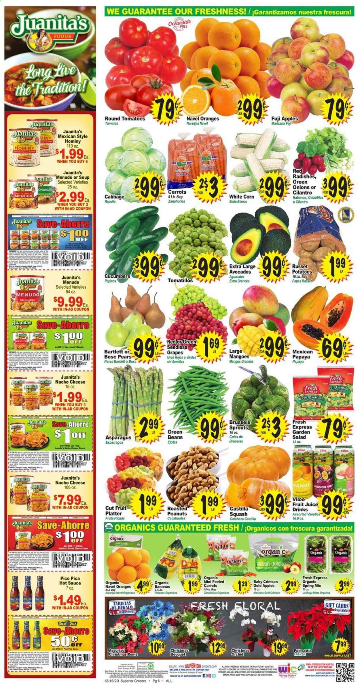 Superior Grocers Weekly Ad Flyer December 16 to December 22