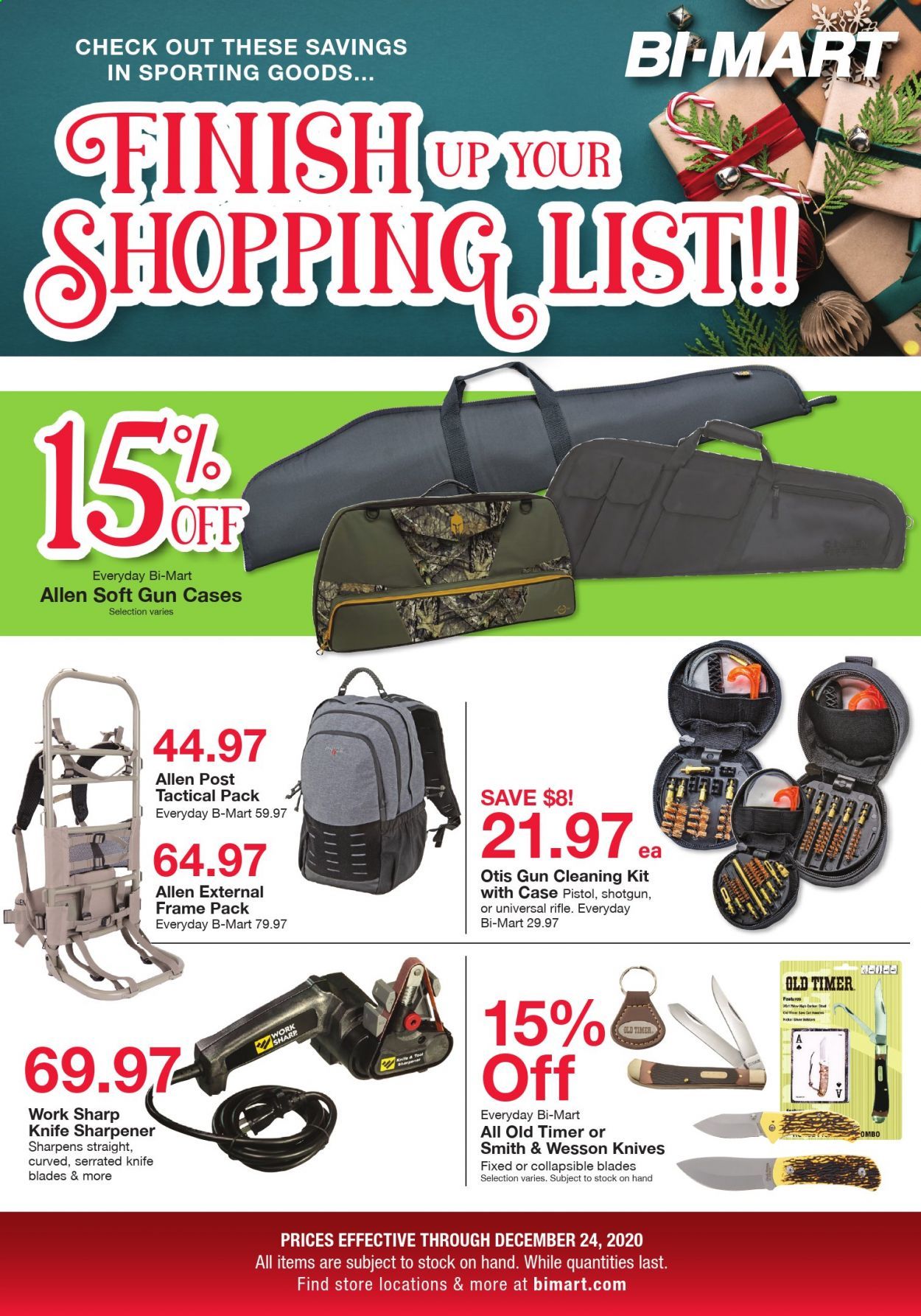 Bi-Mart Weekly Ad Flyer December 16 to December 24