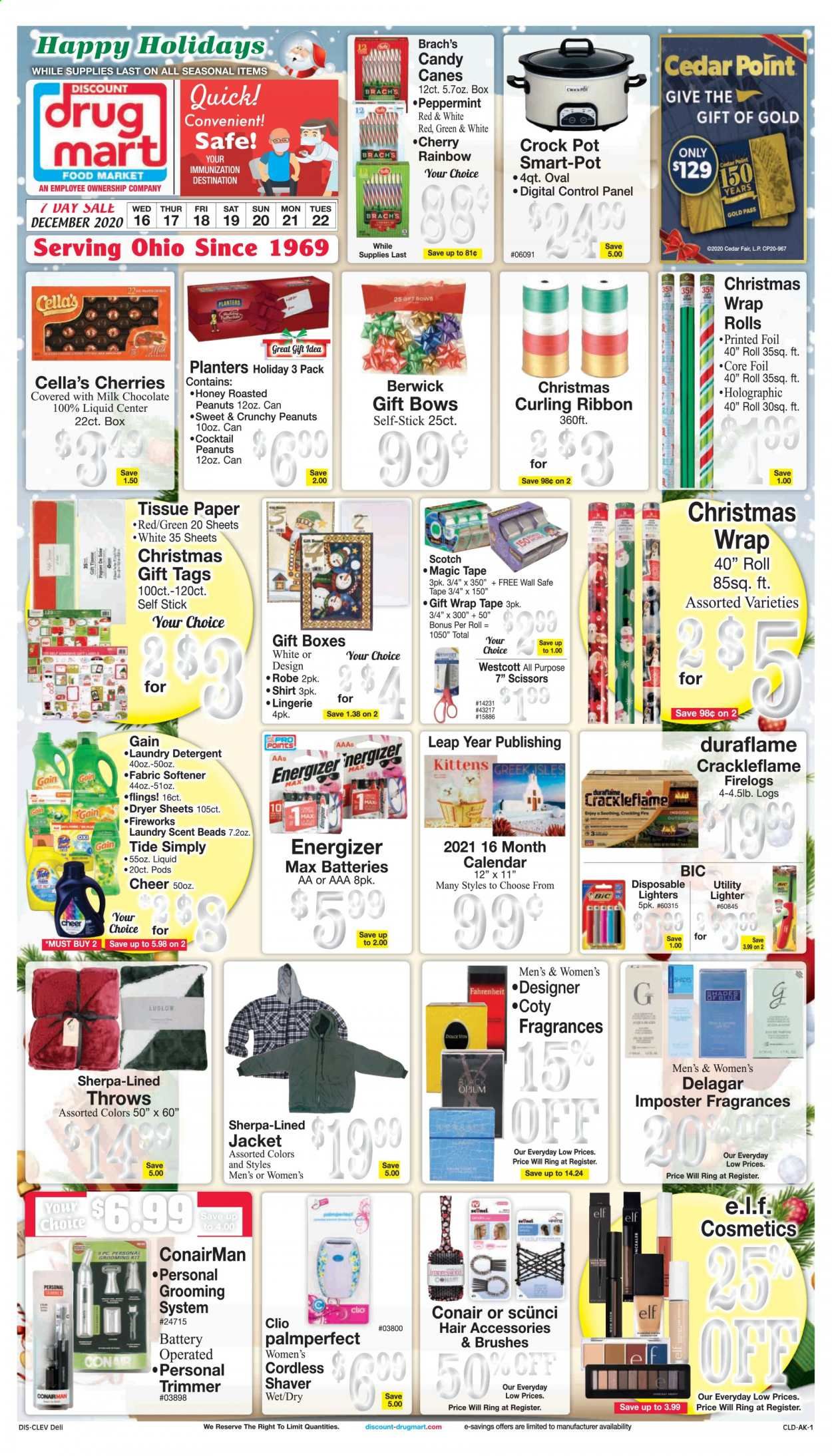 Discount Drug Mart (OH) Weekly Ad Flyer December 16 to December 22