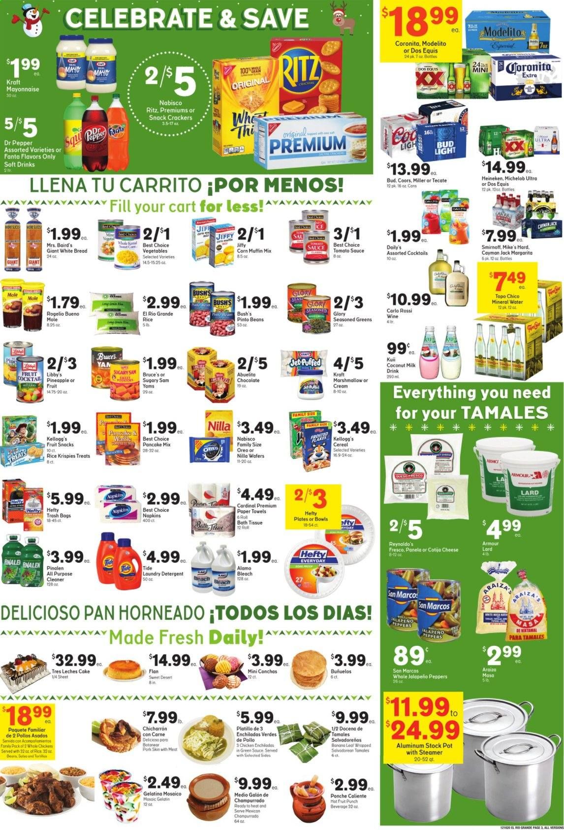 El Rio Grande (10, 21, 25, 30, 34, 53, 90) Weekly Ad Flyer December 16 to December 22