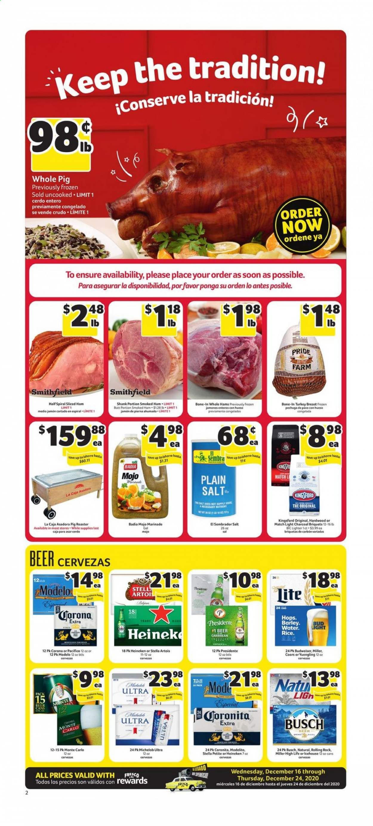 Fresco y Más Weekly Ad Flyer December 16 to December 24
