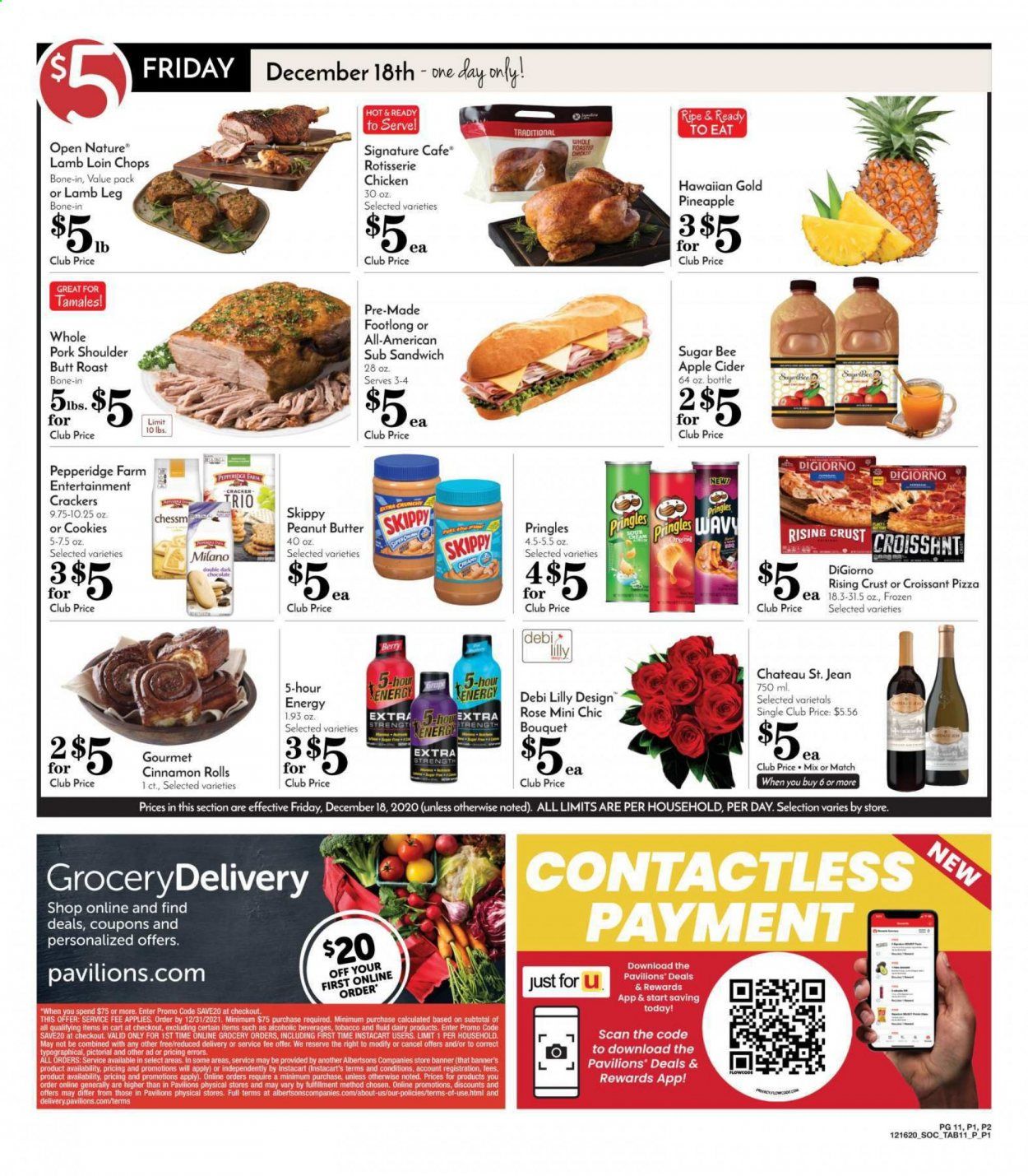 Pavilions (CA) Weekly Ad Flyer December 16 to December 24