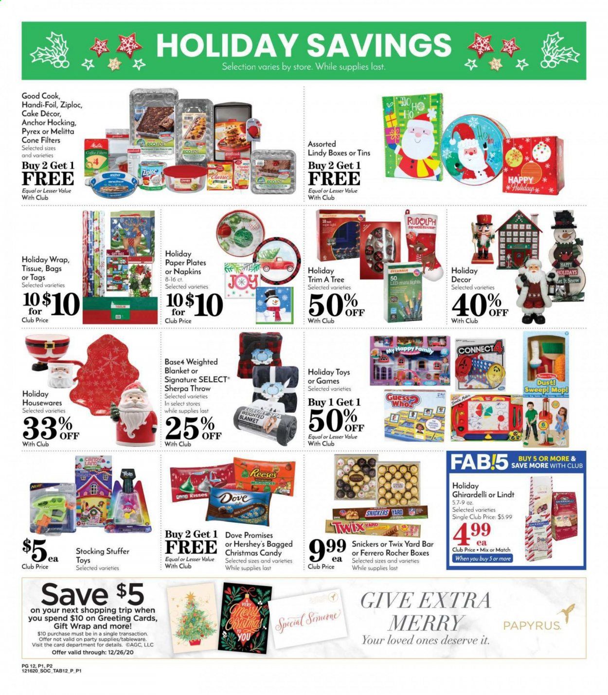 Pavilions (CA) Weekly Ad Flyer December 16 to December 24