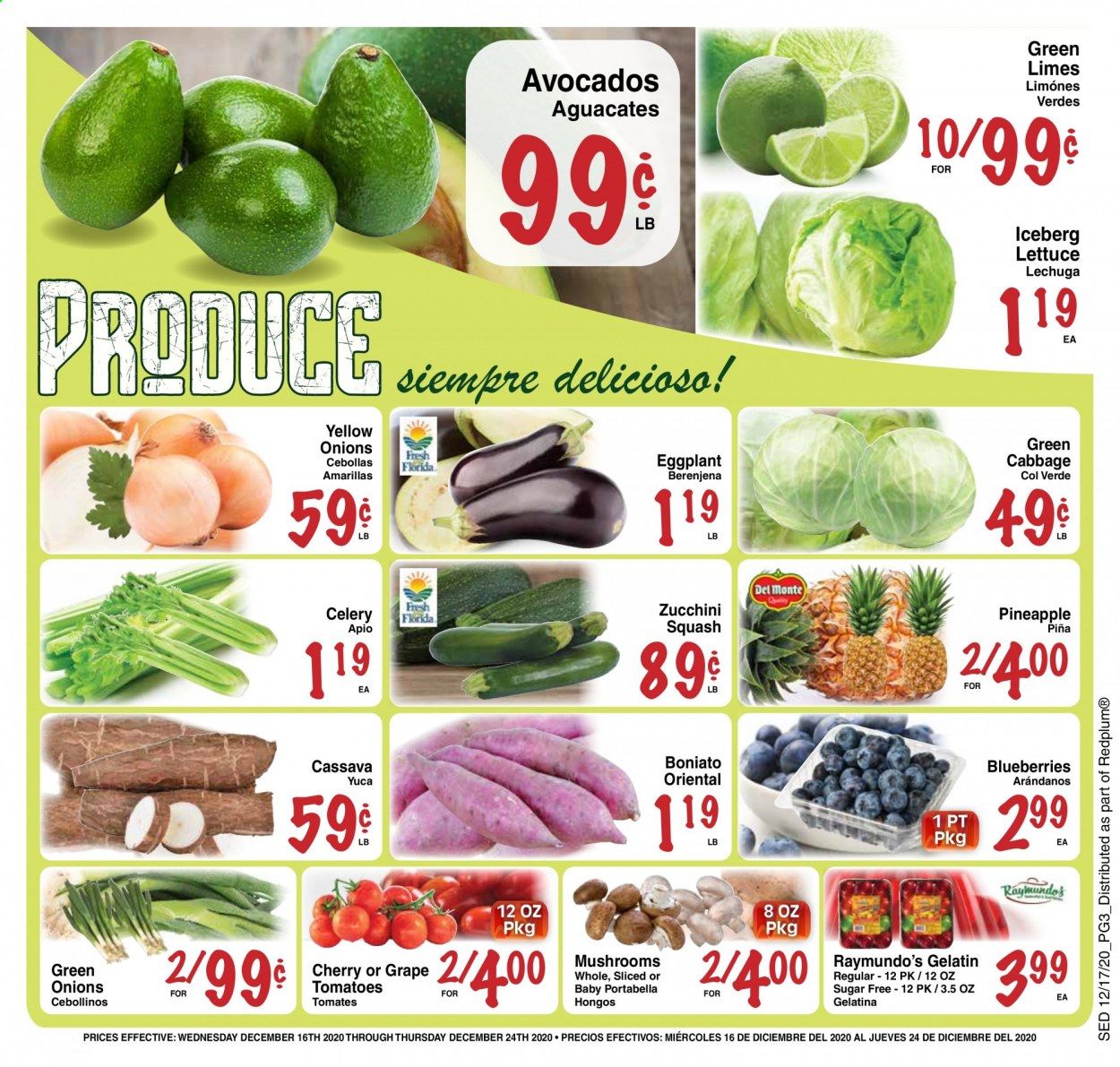 Sedano's (FL) Weekly Ad Flyer December 16 to December 24