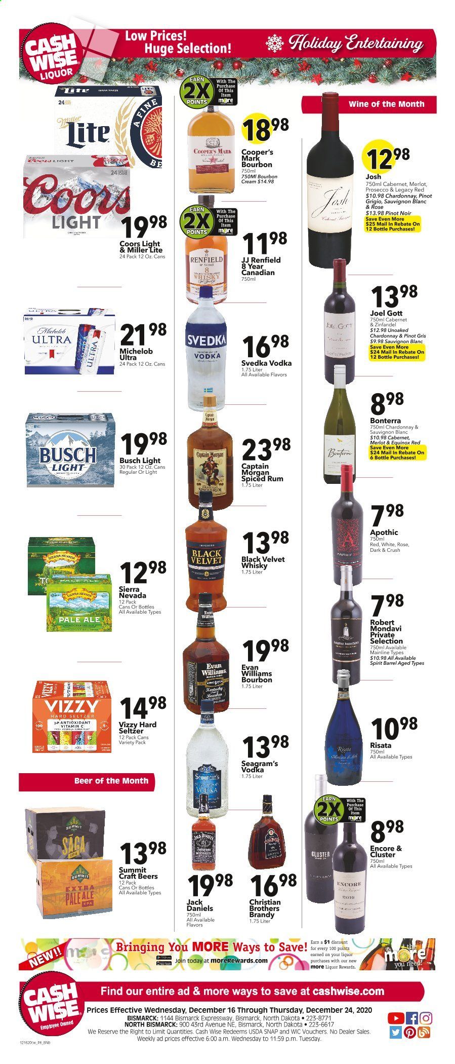 Cash Wise (MN, ND) Weekly Ad Flyer December 16 to December 24