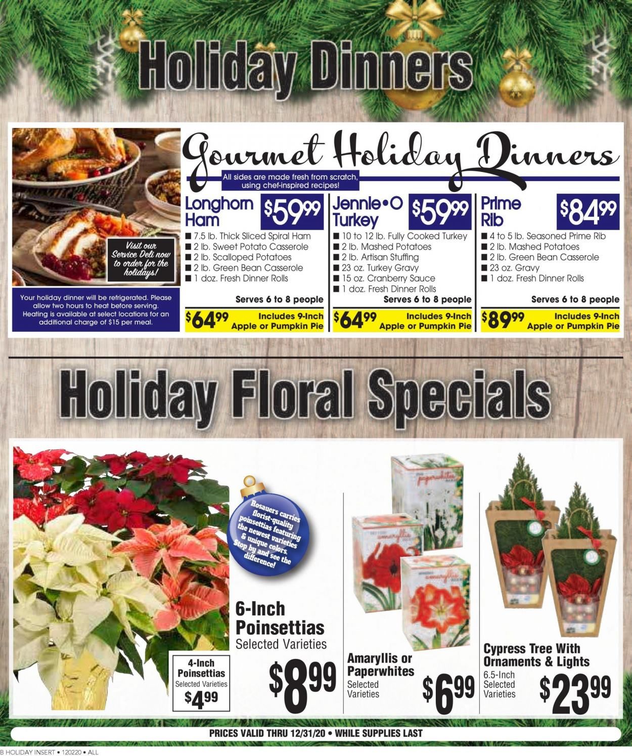 Rosauers Weekly Ad Flyer December 16 to December 24