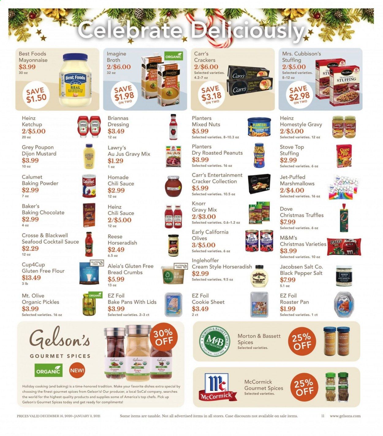 Gelson's Weekly Ad Flyer December 16 to January 3