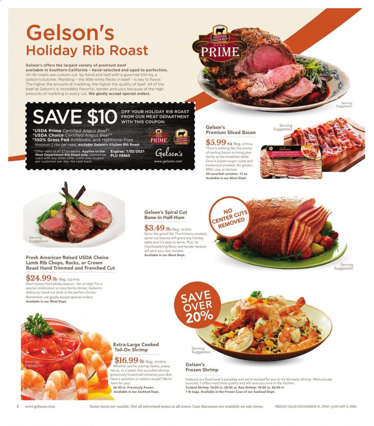 Gelson's Weekly Ad Flyer December 16 to January 3