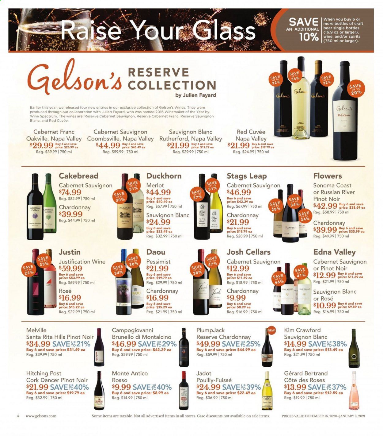 Gelson's Weekly Ad Flyer December 16 to January 3
