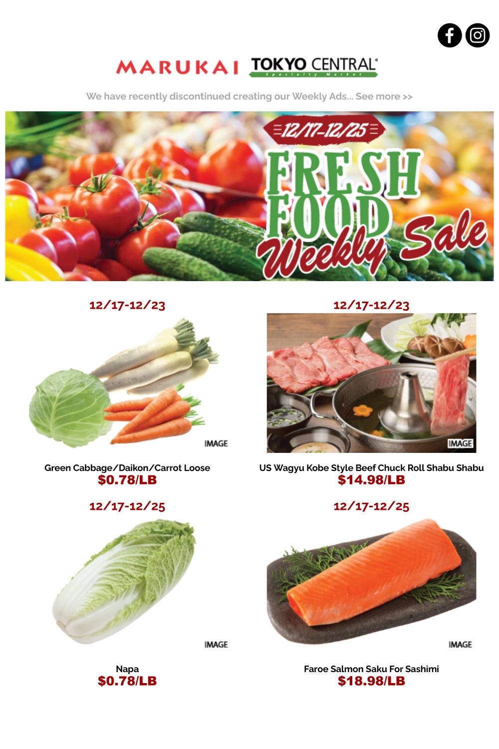 Marukai Weekly Ad Flyer December 17 to December 25, 2020