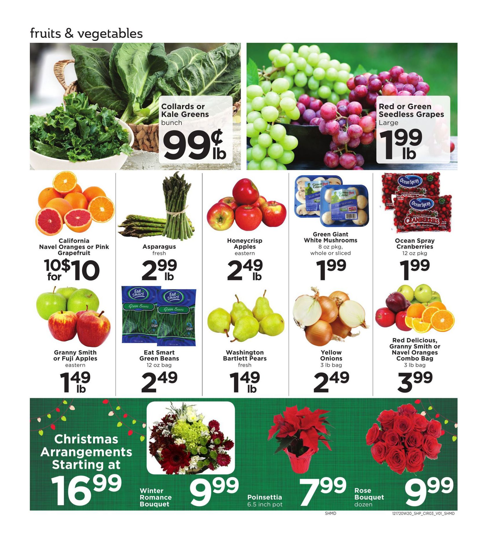 Shoppers Food Christmas Holiday Weekly Ad Flyer December 17 to December 24, 2020