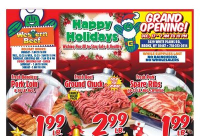 Western Beef Holiday Weekly Ad Flyer December 17 to December 24, 2020