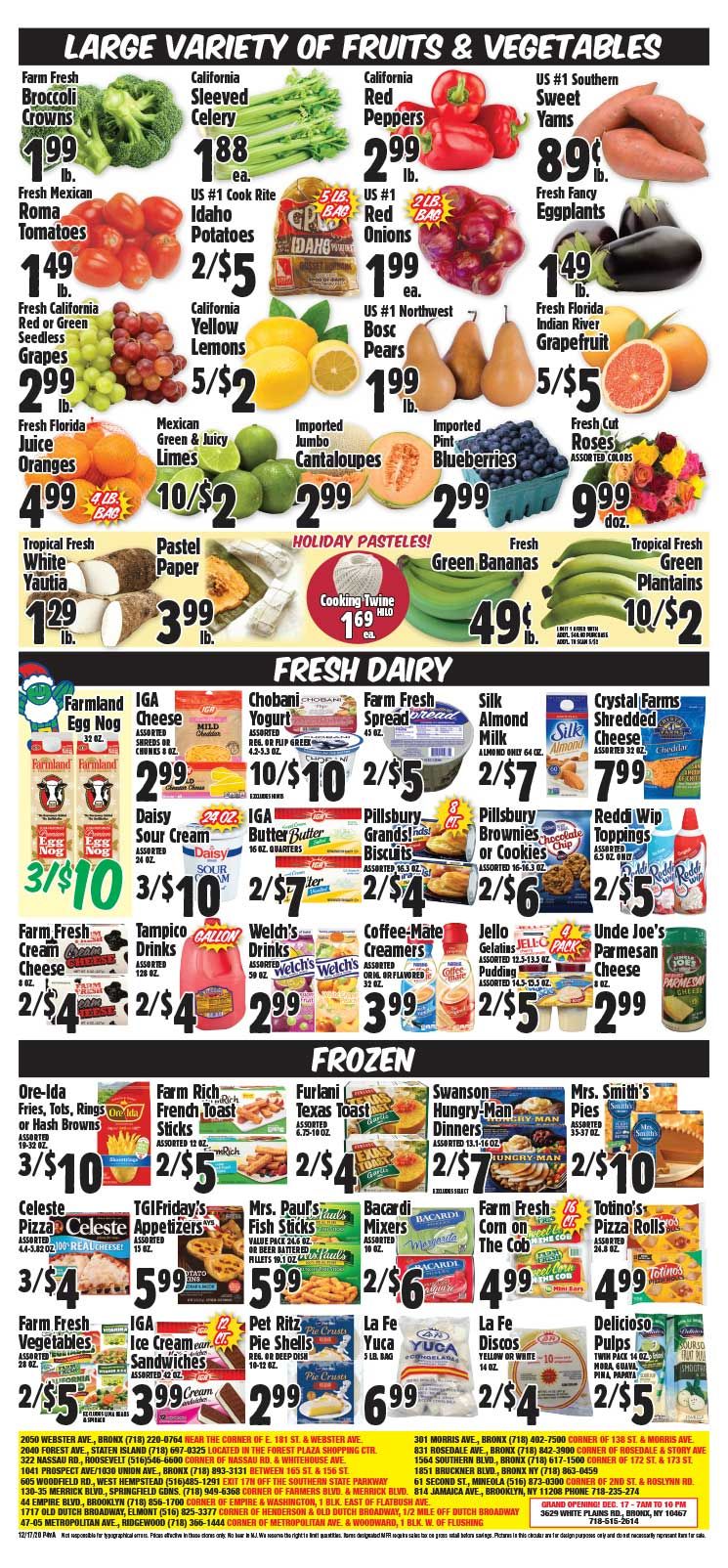 Western Beef Holiday Weekly Ad Flyer December 17 to December 24, 2020