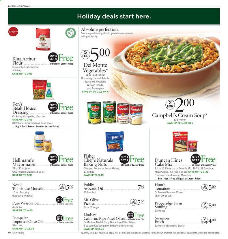Publix (AL, FL, GA, NC, SC, TN) Weekly Ad Flyer December 17 to December 24