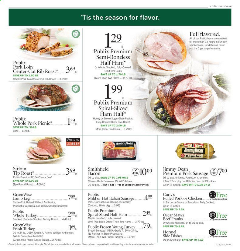 Publix (AL, FL, GA, NC, SC, TN) Weekly Ad Flyer December 17 to December 24