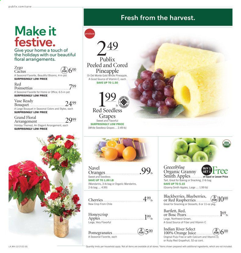Publix (AL, FL, GA, NC, SC, TN) Weekly Ad Flyer December 17 to December 24
