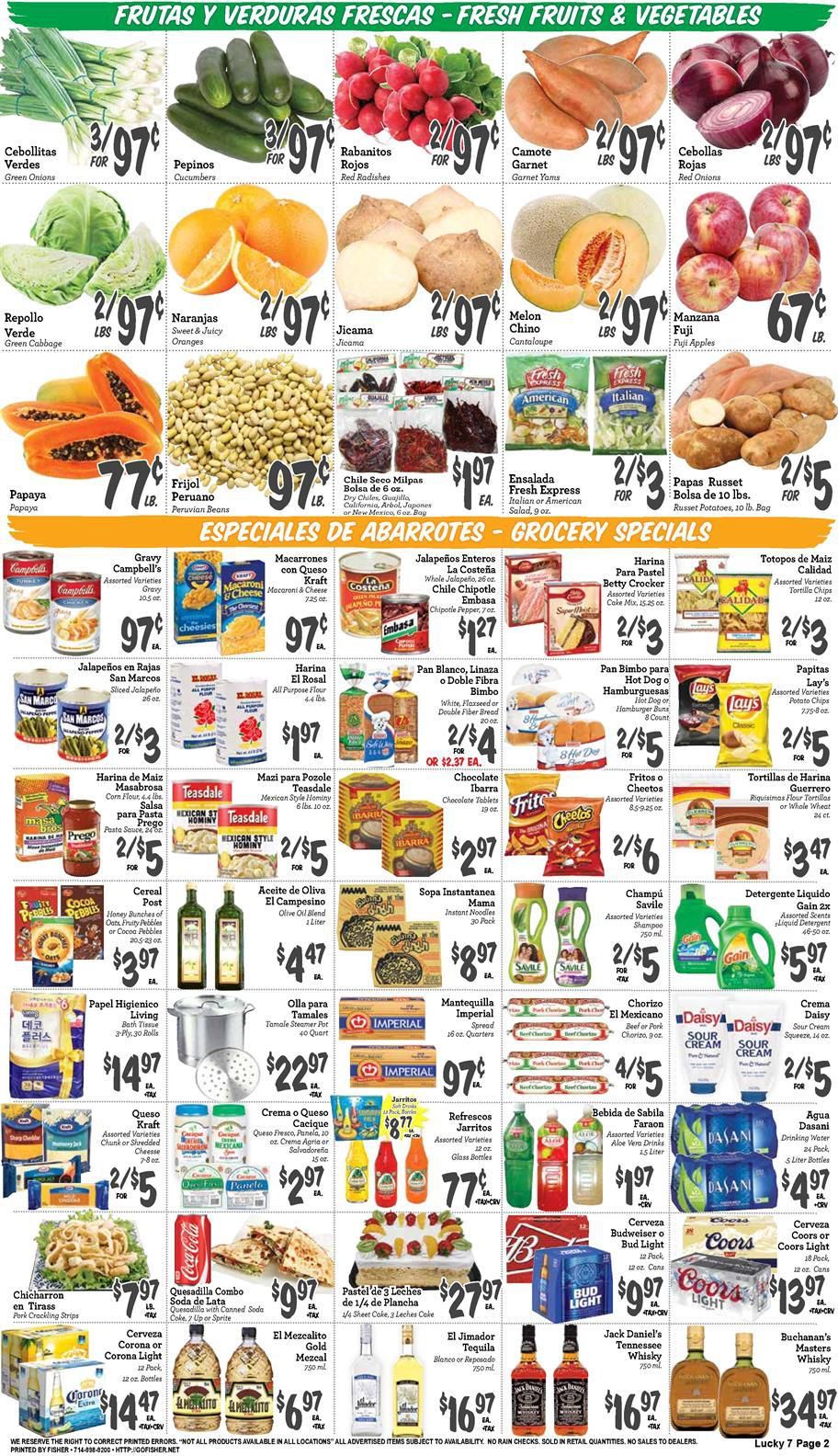 Lucky 7 Supermarket Holiday Weekly Ad Flyer December 16 to December 22, 2020