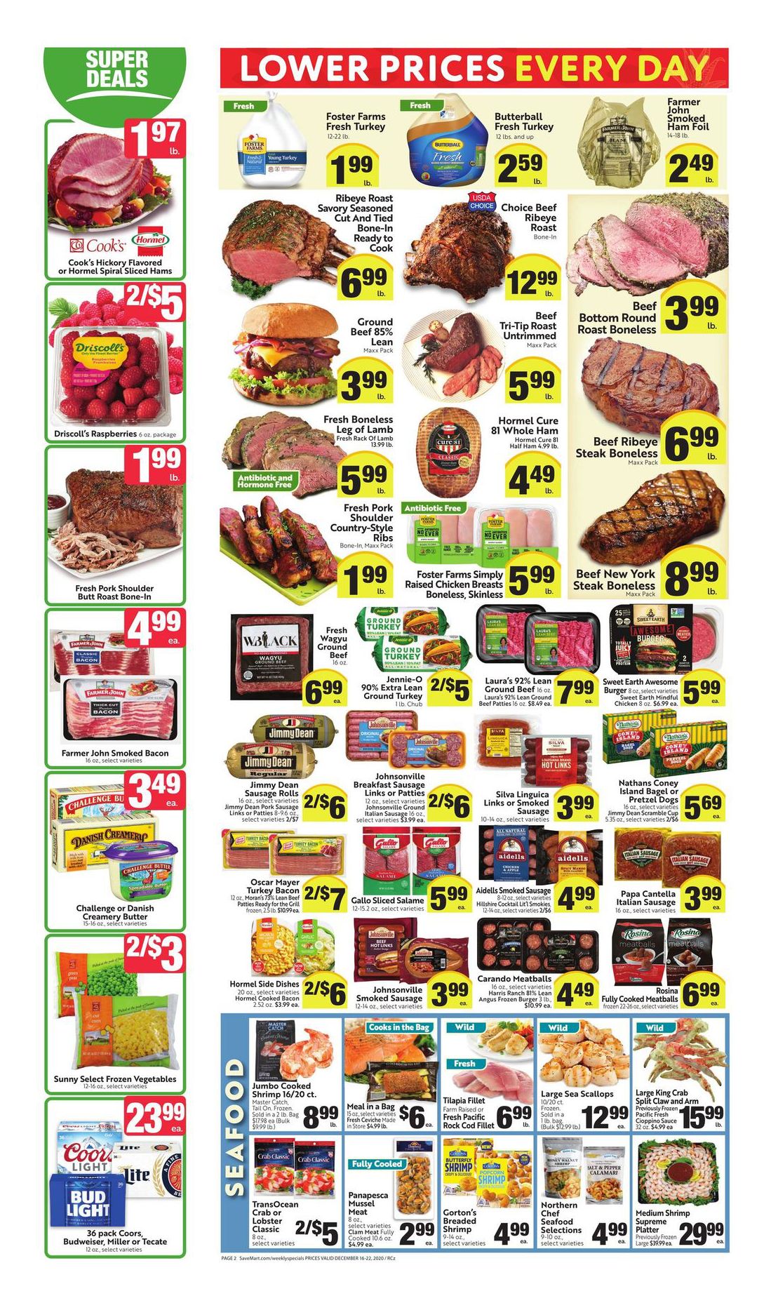 Save Mart Holiday Weekly Ad Flyer December 16 to December 22, 2020