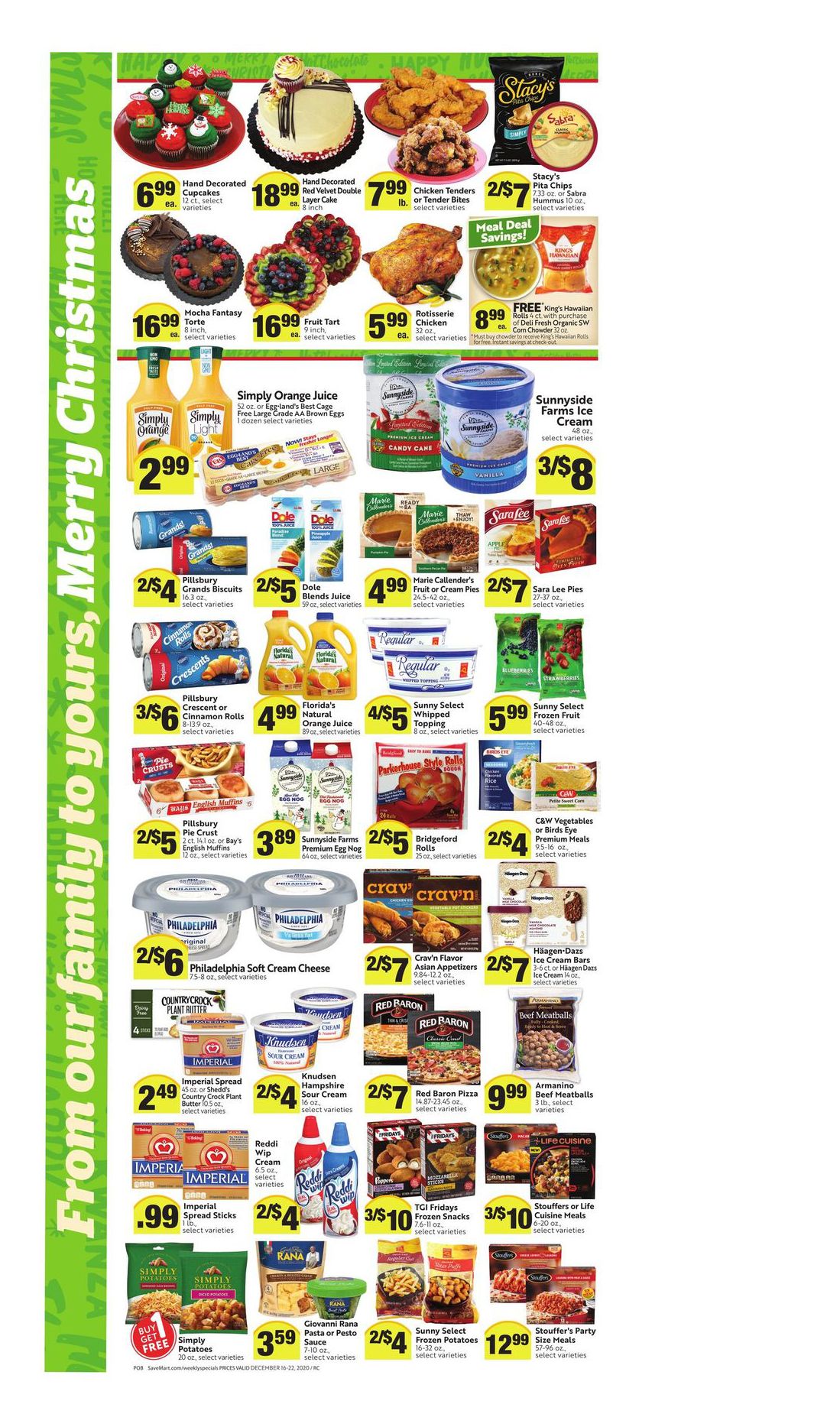 Save Mart Holiday Weekly Ad Flyer December 16 to December 22, 2020