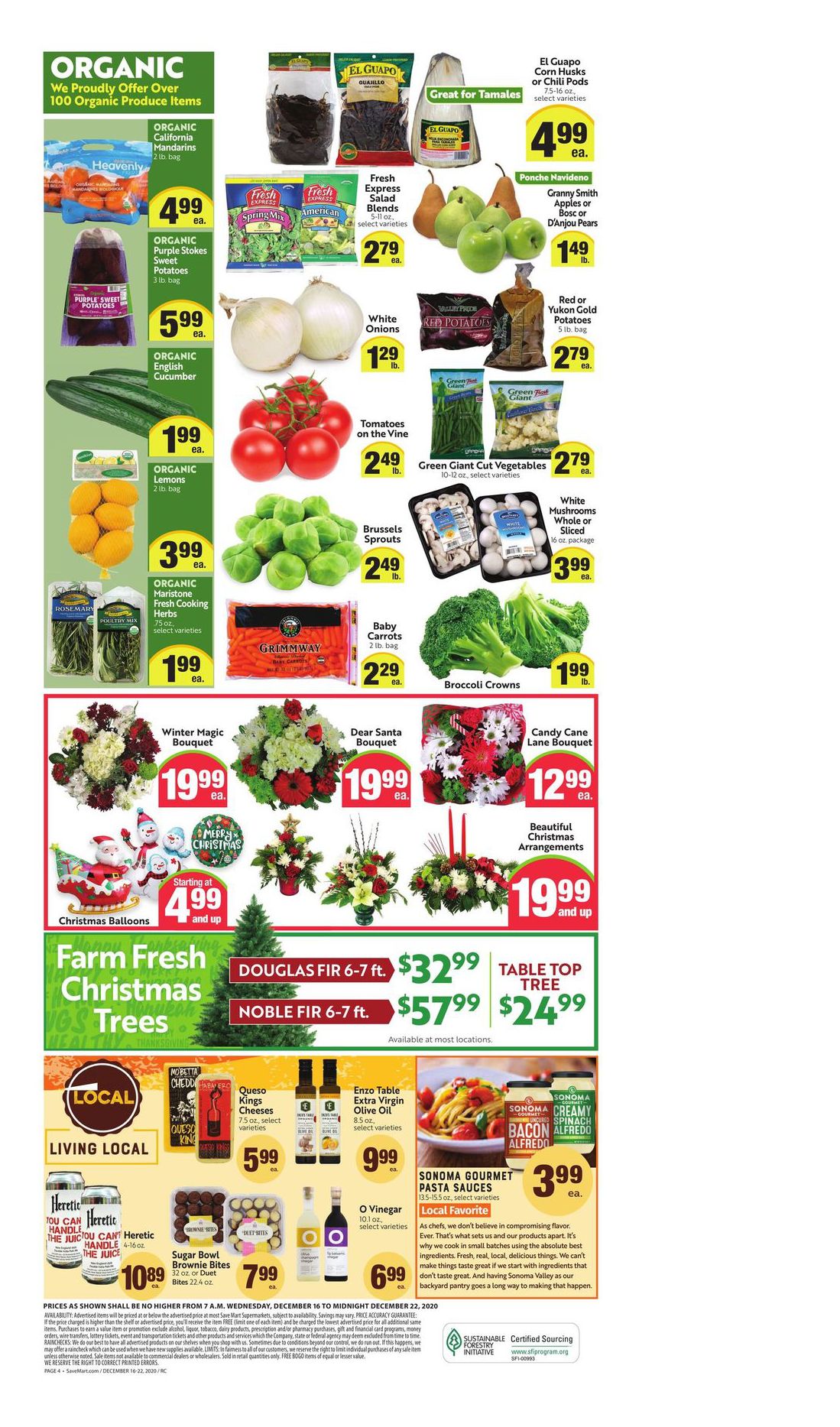 Save Mart Holiday Weekly Ad Flyer December 16 to December 22, 2020
