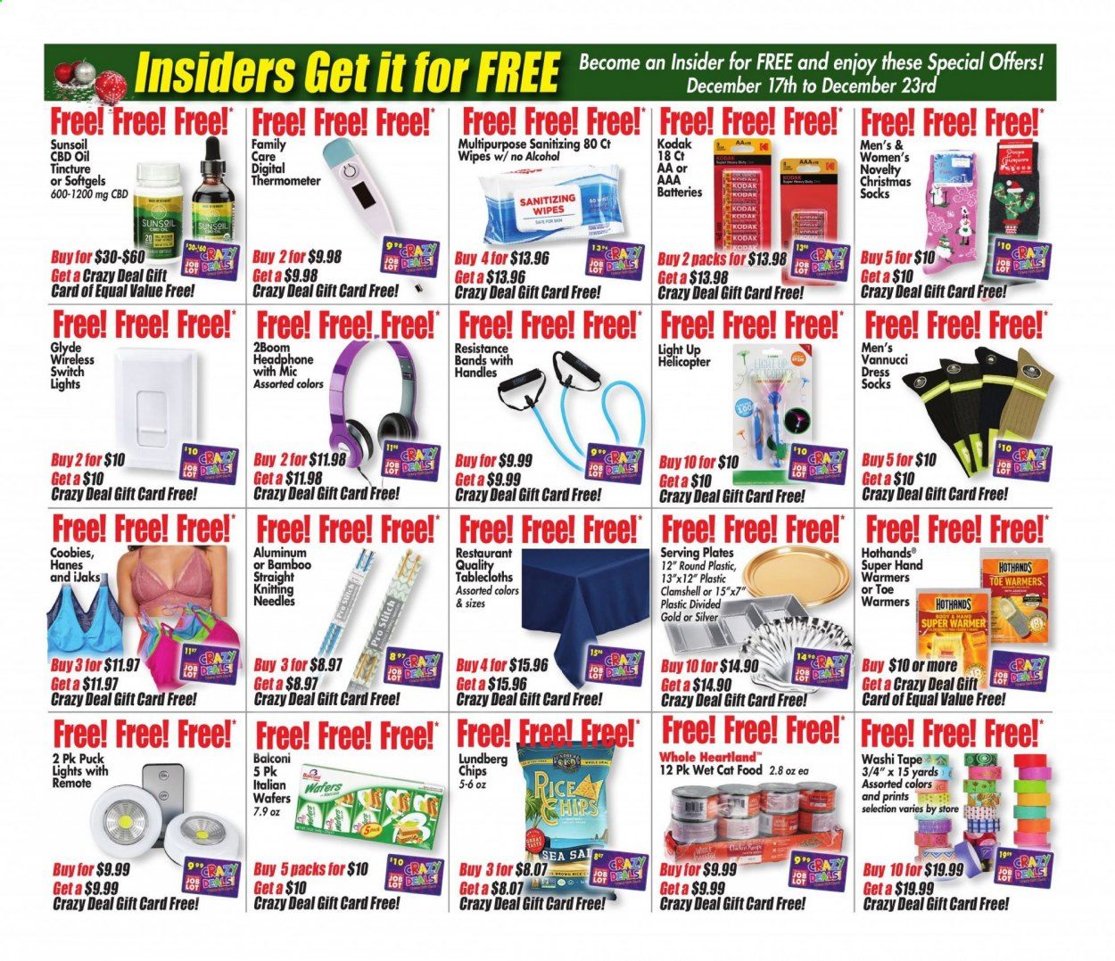 Ocean State Job Lot Weekly Ad Flyer December 17 to December 23