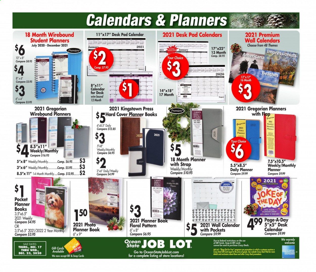 Ocean State Job Lot Weekly Ad Flyer December 17 to December 23