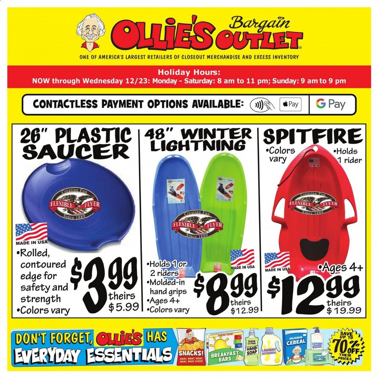 Ollie's Bargain Outlet Weekly Ad Flyer December 16 to December 23