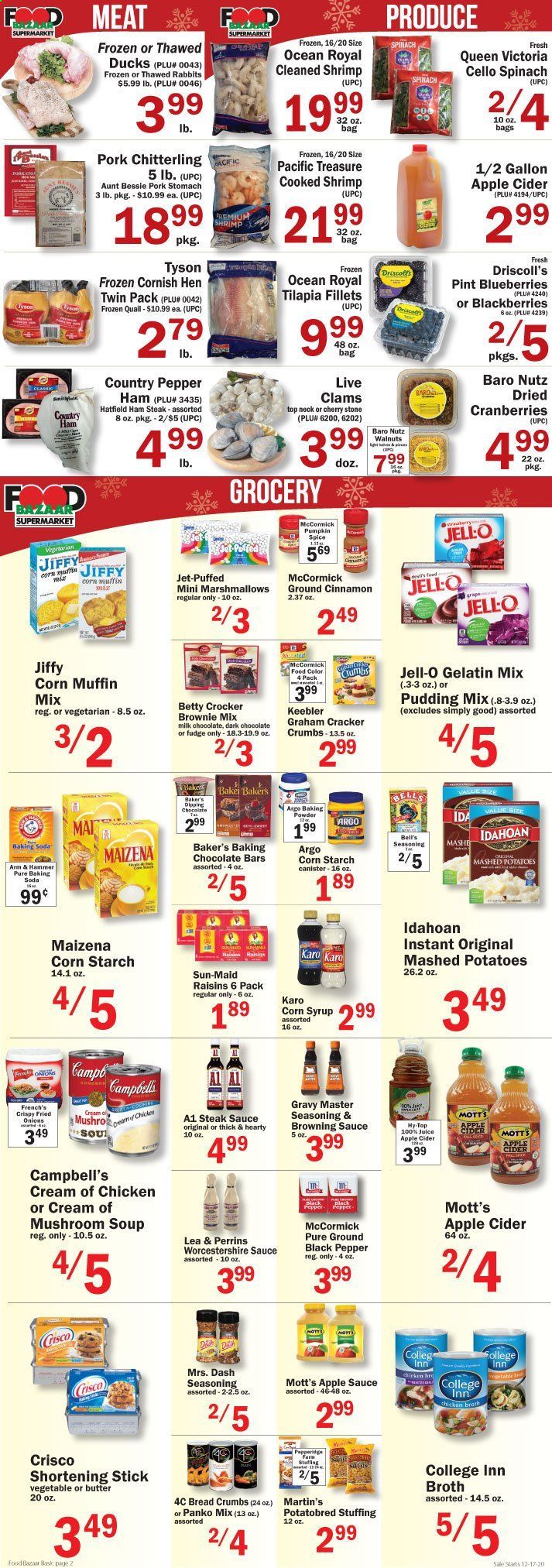 Food Bazaar (CT, NJ, NY) Weekly Ad Flyer December 17 to December 23